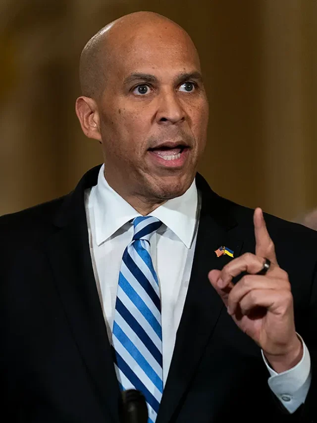 Cory Booker is upset with Trump's decisions and wants to stop him.
